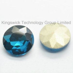 Round Machine Cut Point Back Glass Beads for Decoration